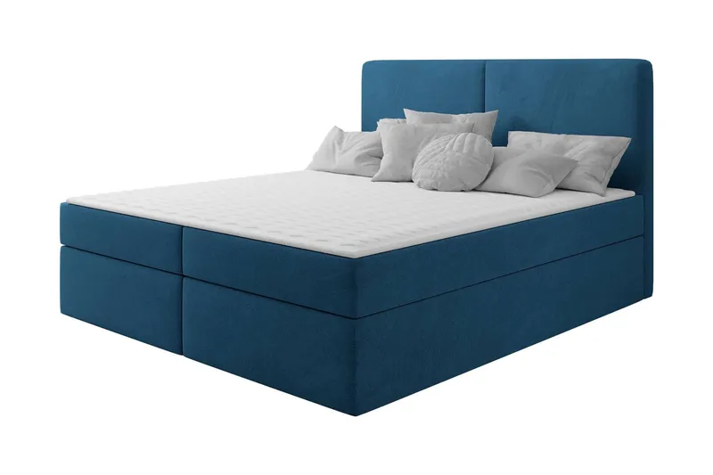 Garris Sängpaket Kontinentalsäng 160x200 cm - Blå — Blå