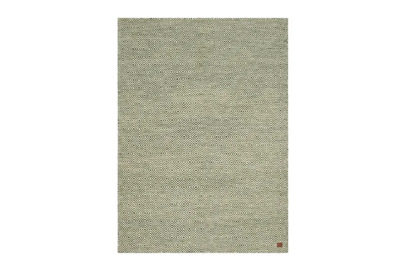 Gåsöga Ullmatta 140x200 cm Rektangulär - Grön — KM Home