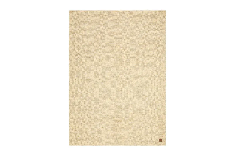 Gåsöga Ullmatta 200x300 cm Rektangulär - Gul — KM Home