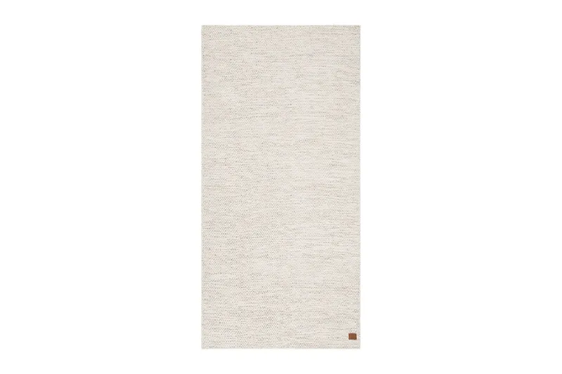 Gåsöga Ullmatta 75x200 cm Oval - Beige — KM Home