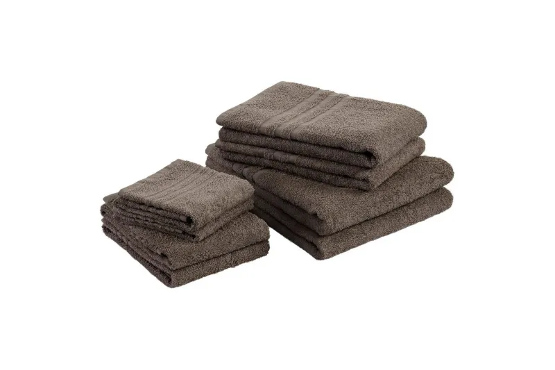 Gästhandduk Basic Frotté - Brun — Brun