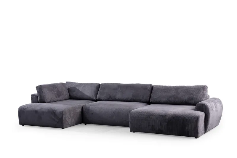 Gaudir 4-sits Soffa med Divan - Antracit — Antracit