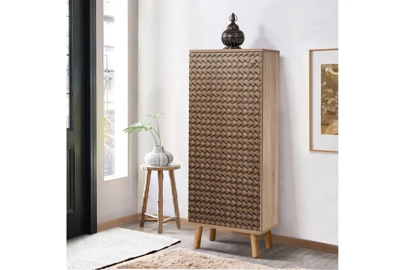 Gelsgan Skoskåp 50 cm - Brun — Brun