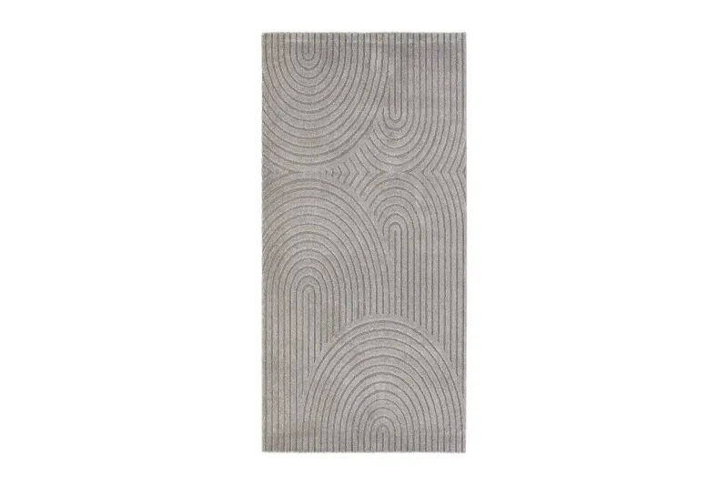 Genova Zen Wiltonmatta 80x150 cm Rektangulär - Grå — KM Home