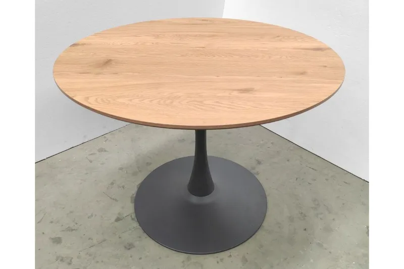 Gibran Matbord 100 cm Rund - Svart/Beige — Svart/Beige