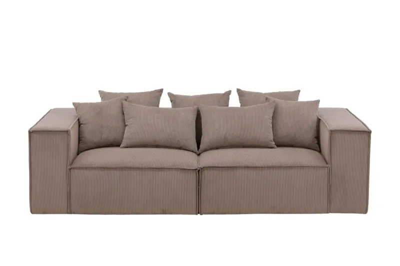 Gillholmen Soffa 2-sits - Svart/Brun — VIND