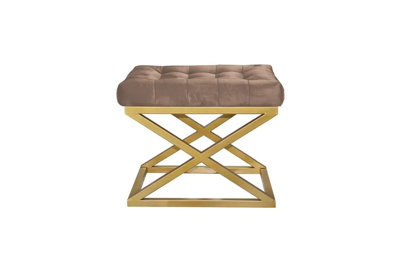Gillie Sittpuff 40 cm - Guld/Brun (Art.nr 3071005) — Guld/Brun