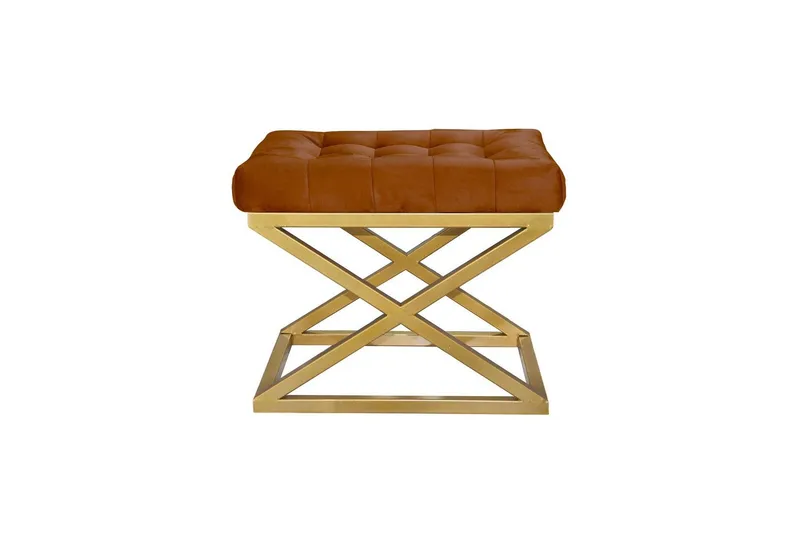 Gillie Sittpuff 40 cm - Guld/Brun (Art.nr 3071003) — Guld/Brun