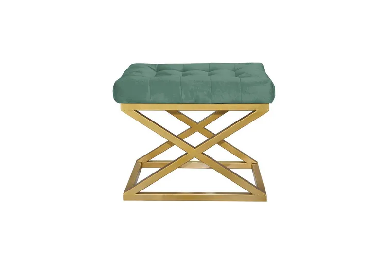 Gillie Sittpuff 40 cm - Guld/Grön (Art.nr 3071180) — Guld/Grön