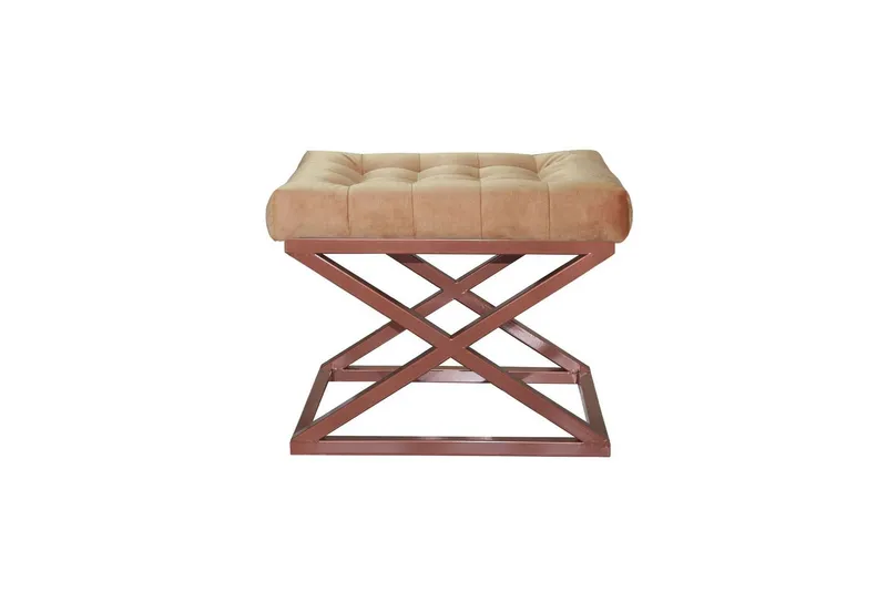 Gillie Sittpuff 40 cm - Koppar/Gul — Koppar/Gul
