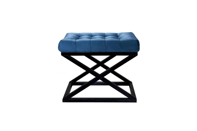 Gillie Sittpuff 40 cm - Marinblå/Svart — Marinblå/Svart