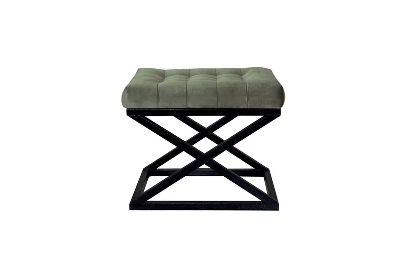 Gillie Sittpuff 40 cm - Svart/Grön (Art.nr 3071110) — Svart/Grön
