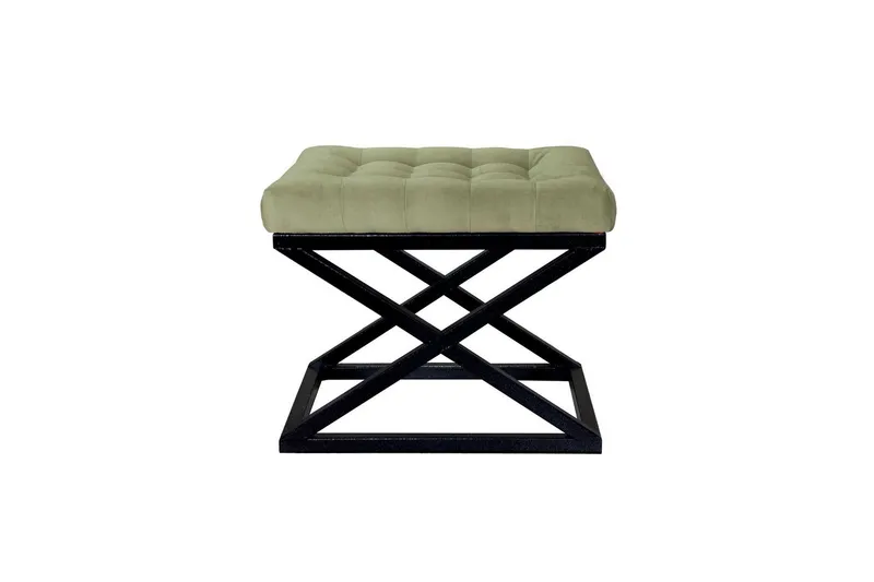 Gillie Sittpuff 40 cm - Svart/Grön (Art.nr 3071188) — Svart/Grön