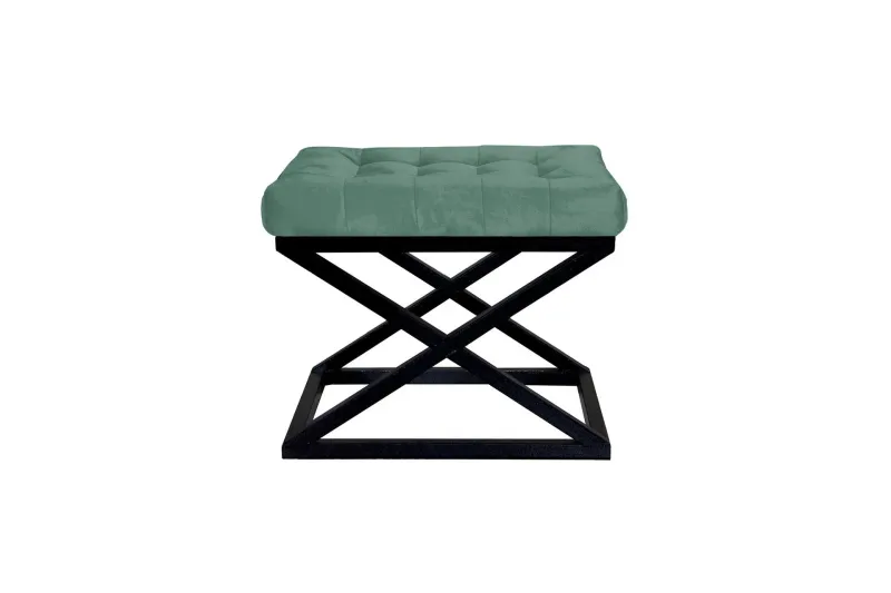 Gillie Sittpuff 40 cm - Svart/Grön (Art.nr 3071009) — Svart/Grön
