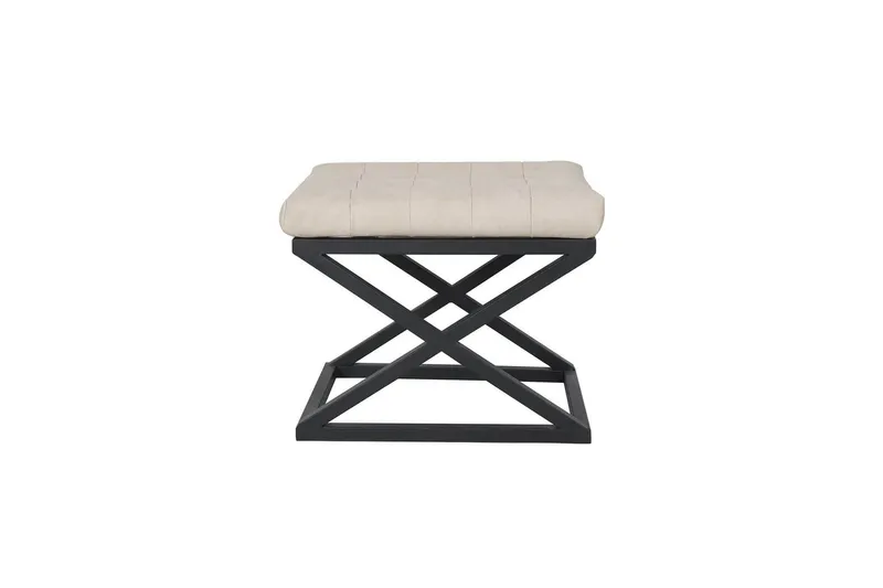 Gillie Sittpuff 40 cm - Svart/Vit (Art.nr 3071065) — Svart/Vit