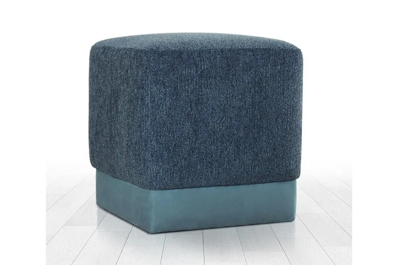 Gladys Sittpuff 45 cm - Blå — Blå
