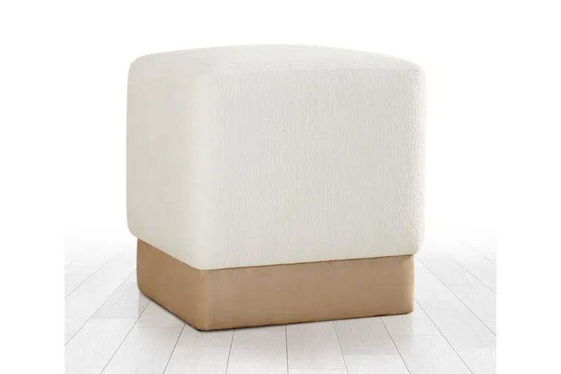 Gladys Sittpuff 45 cm - Cream — Cream