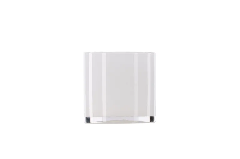 Glora Ljuslykta 12x12 cm - Vit — Venture Home
