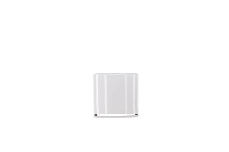 Glora Ljuslykta 8x8 cm - Vit — Venture Home