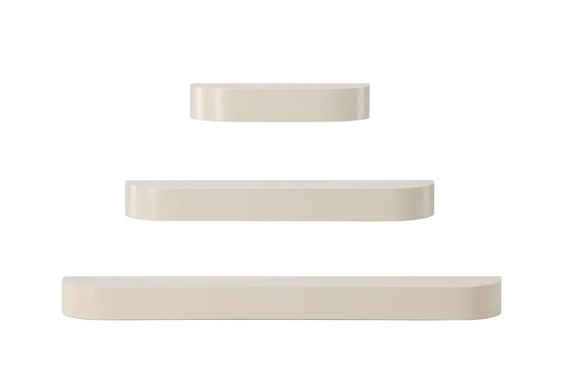 Glow Vägghylla 135 cm - Beige — Beige
