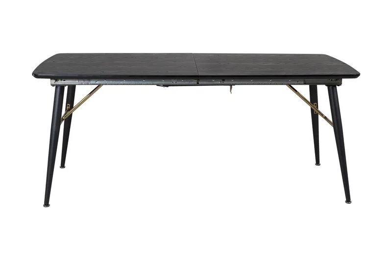 Gold Matbord 180 cm Förlängningsbart - Svart — Venture Home