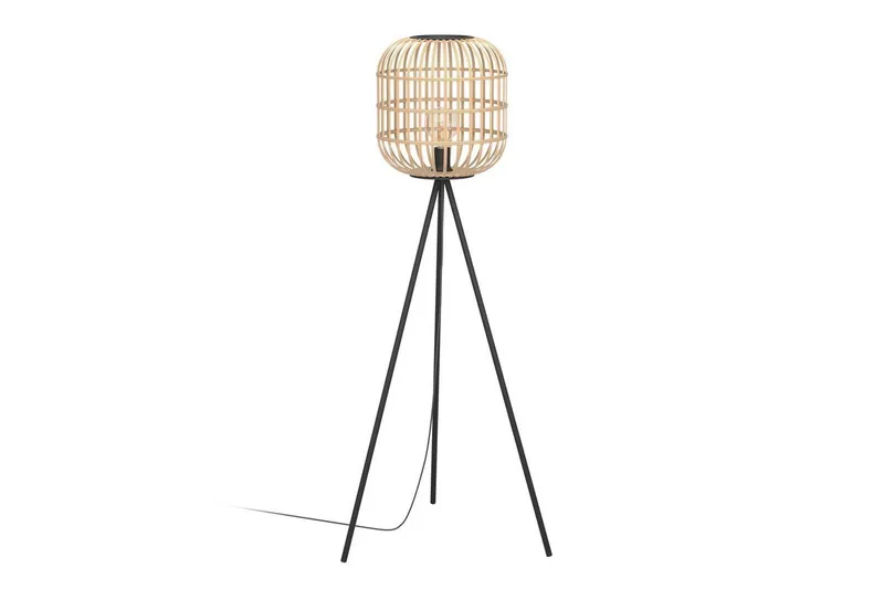 Golvlampa Eglo Bordesley - Svart — Eglo