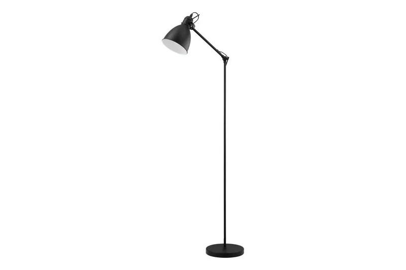 Golvlampa Eglo Priddy - Svart/Vit — Eglo