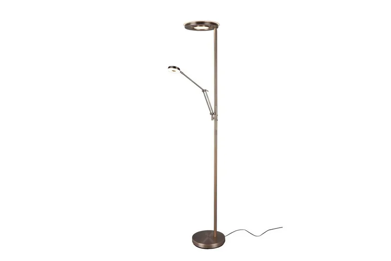Golvlampa TRIO Barrie Mässing - Mässing — Trio Lighting