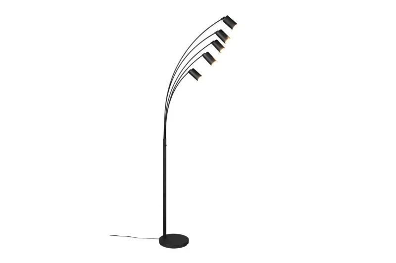 Golvlampa TRIO Marley Mattsvart - Mattsvart — Trio Lighting