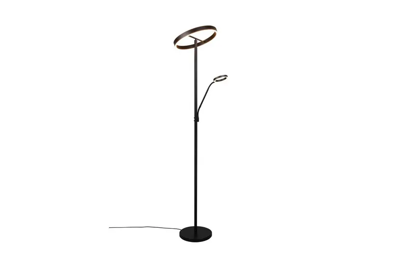 Golvlampa TRIO Willis Mattsvart - Mattsvart — Trio Lighting