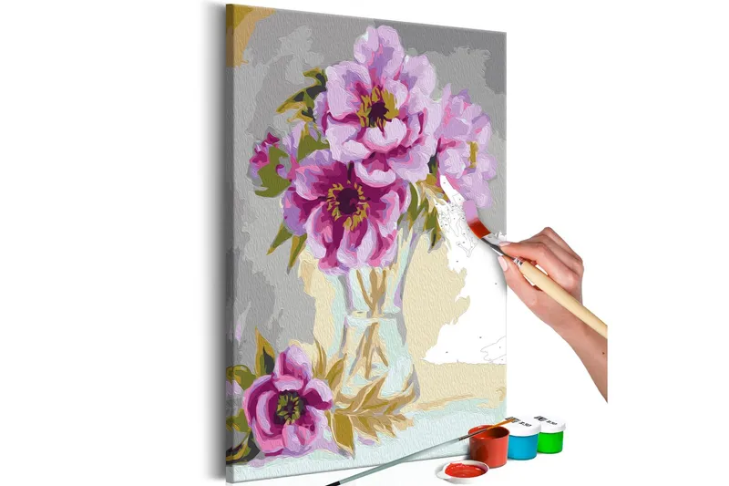 Gör-det-själv Målningar Flowers In A Vase 40x60 cm - Artgeist sp. z o. o. — Artgeist sp. z o. o.