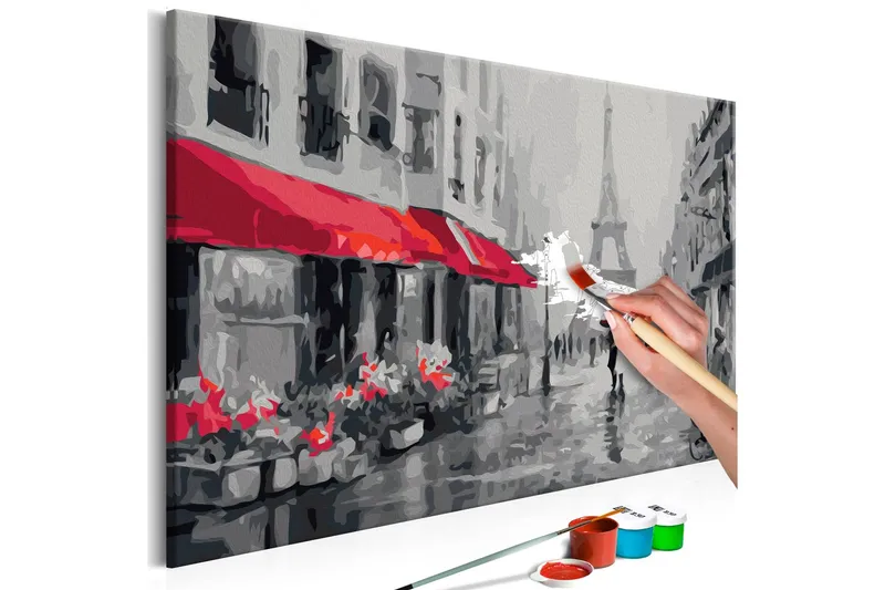 Gör-det-själv Målningar Rainy Paris 60x40 cm - Artgeist sp. z o. o. — Artgeist sp. z o. o.