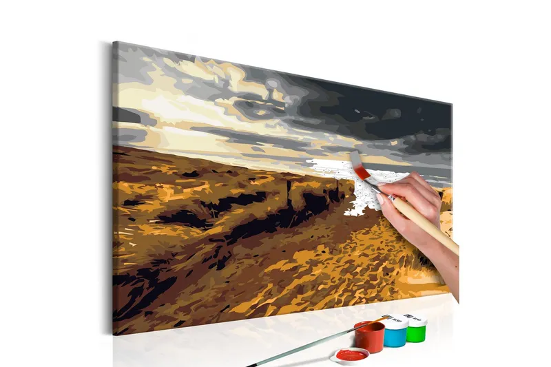Gör-det-själv Målningar Wild Beach 60x40 cm - Artgeist sp. z o. o. — Artgeist sp. z o. o.