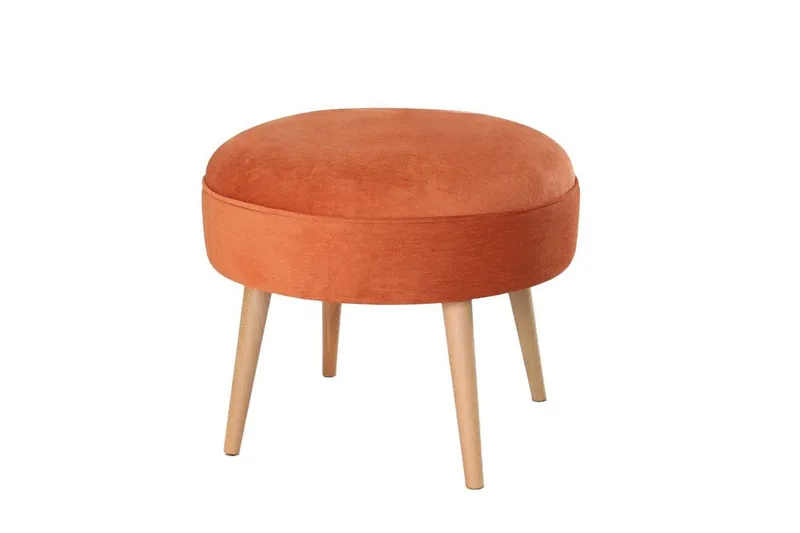 Graysen Sittpuff 52 cm - Orange — Orange