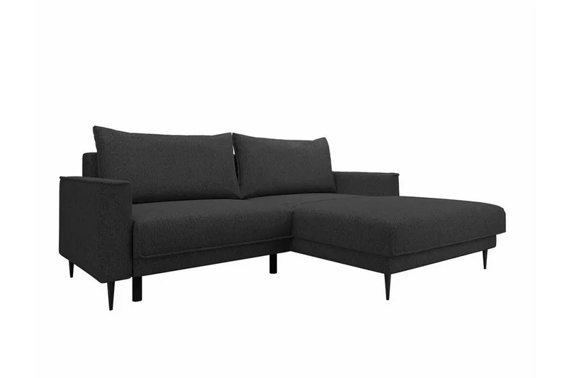 Graystone 2-sits Hörnbäddsoffa - Mörkgrå (Art.nr 3026380) — Mörkgrå