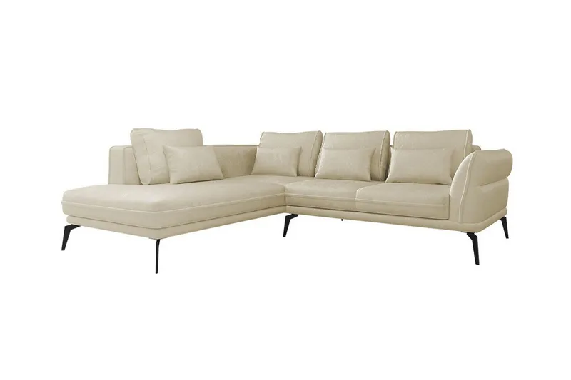 Graystone 4-sits Hörnbäddsoffa Beige/Light beige