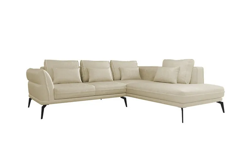 Graystone 4-sits Hörnbäddsoffa beige