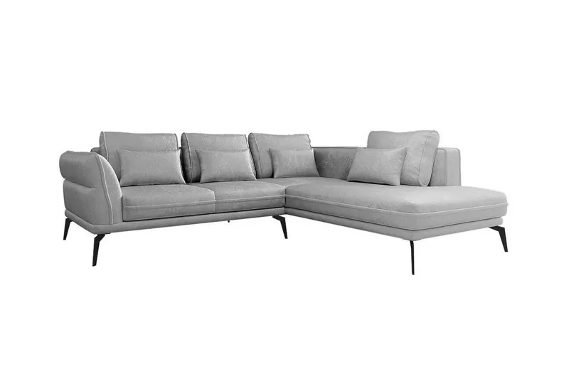 Graystone 4-sits Hörnbäddsoffa Light grey/Dark grey