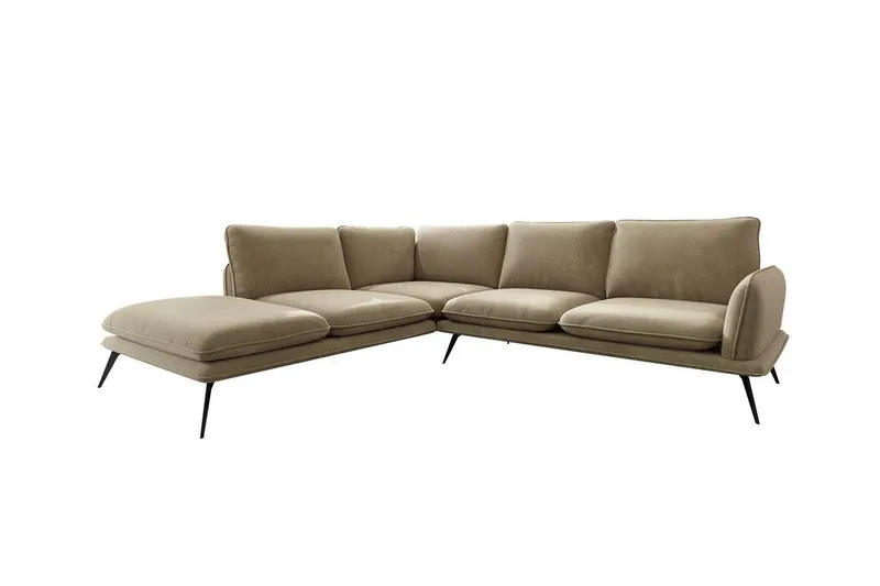 Graystone 4-sits Hörnsoffa Dark Beige/Mocca