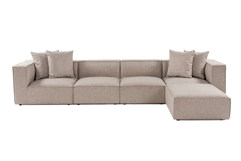 Gregor Soffa med Divan 4-sits - Sand beige — Sand beige