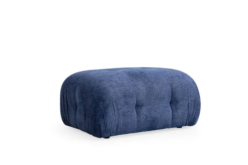Greta Fotpall 95 cm - Blå — Blå