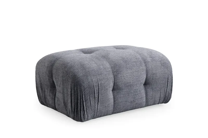 Greta Fotpall 95 cm - Grå — Grå