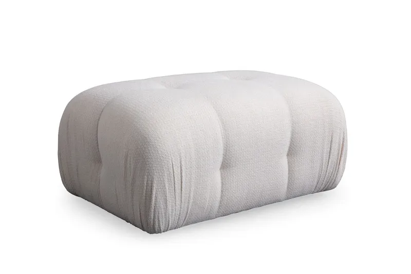 Greta Fotpall 95 cm - Vit — Vit