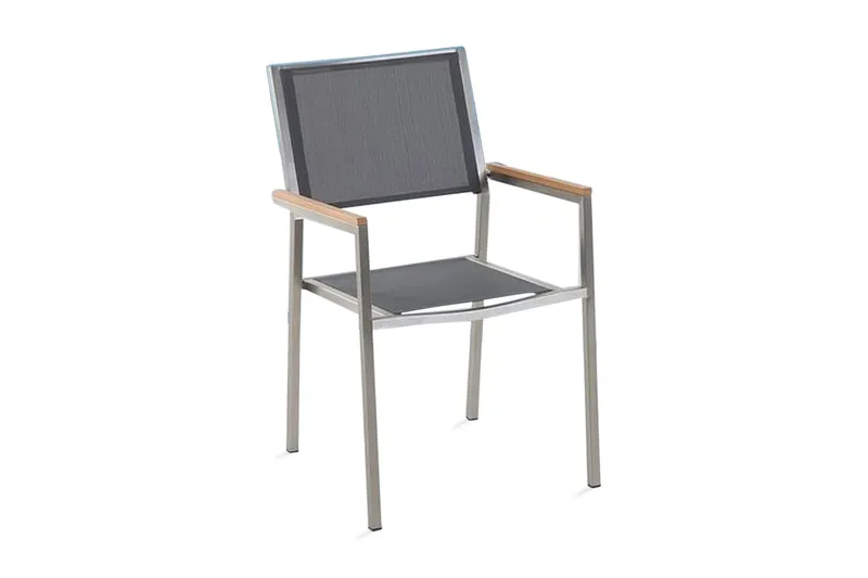Grosseto Trädgårdsstol 6 St 58 cm - Grå — Grå