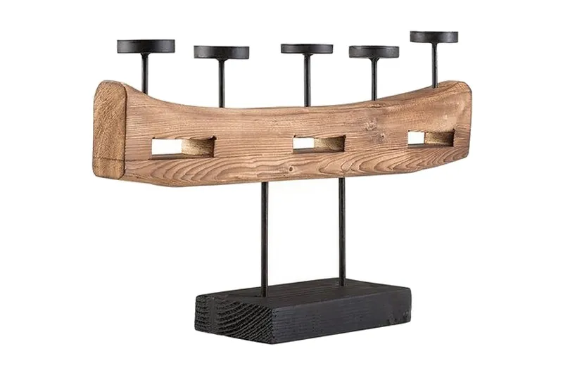 Guatemala Ljusstake 36 cm - Trä/Natur — Trä/Natur