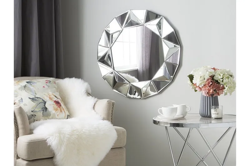Habay Spegel 70 cm - Silver — Silver