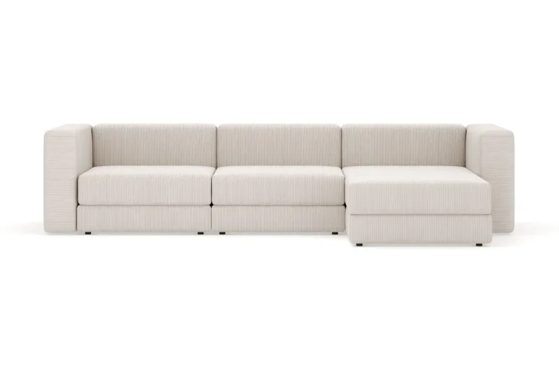 Hagblom 4-sits Divansoffa med Förvaring Vändbar - Beige (Art.nr 3105187) — Andrarum