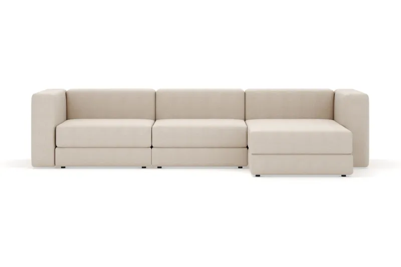 Hagblom 4-sits Divansoffa med Förvaring Vändbar - Beige (Art.nr 3105186) — Andrarum