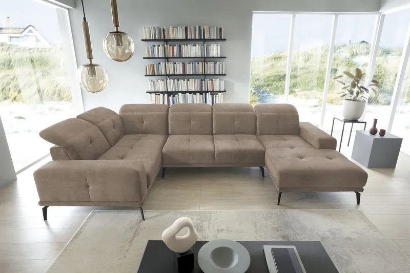 Hagglund Hörnsoffa m. Divan - Beige (Art.nr 1565191) — Beige