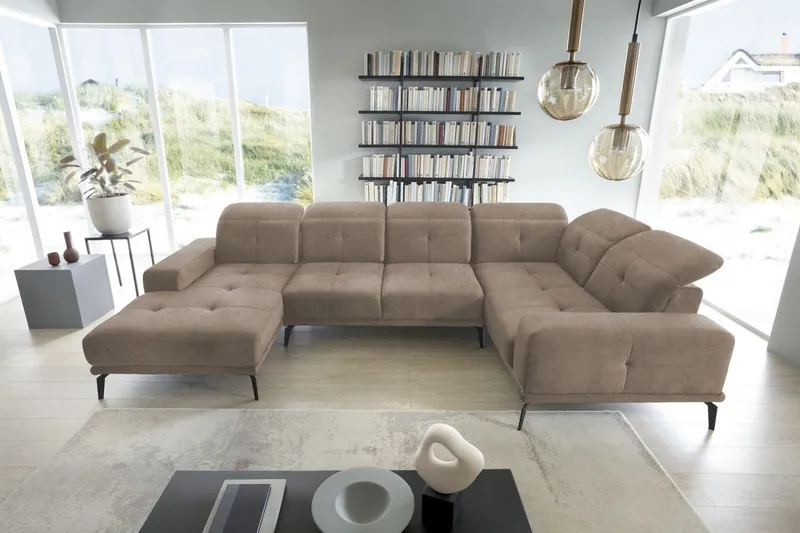 Hagglund Hörnsoffa m. Divan - Beige (Art.nr 1565403) — Beige